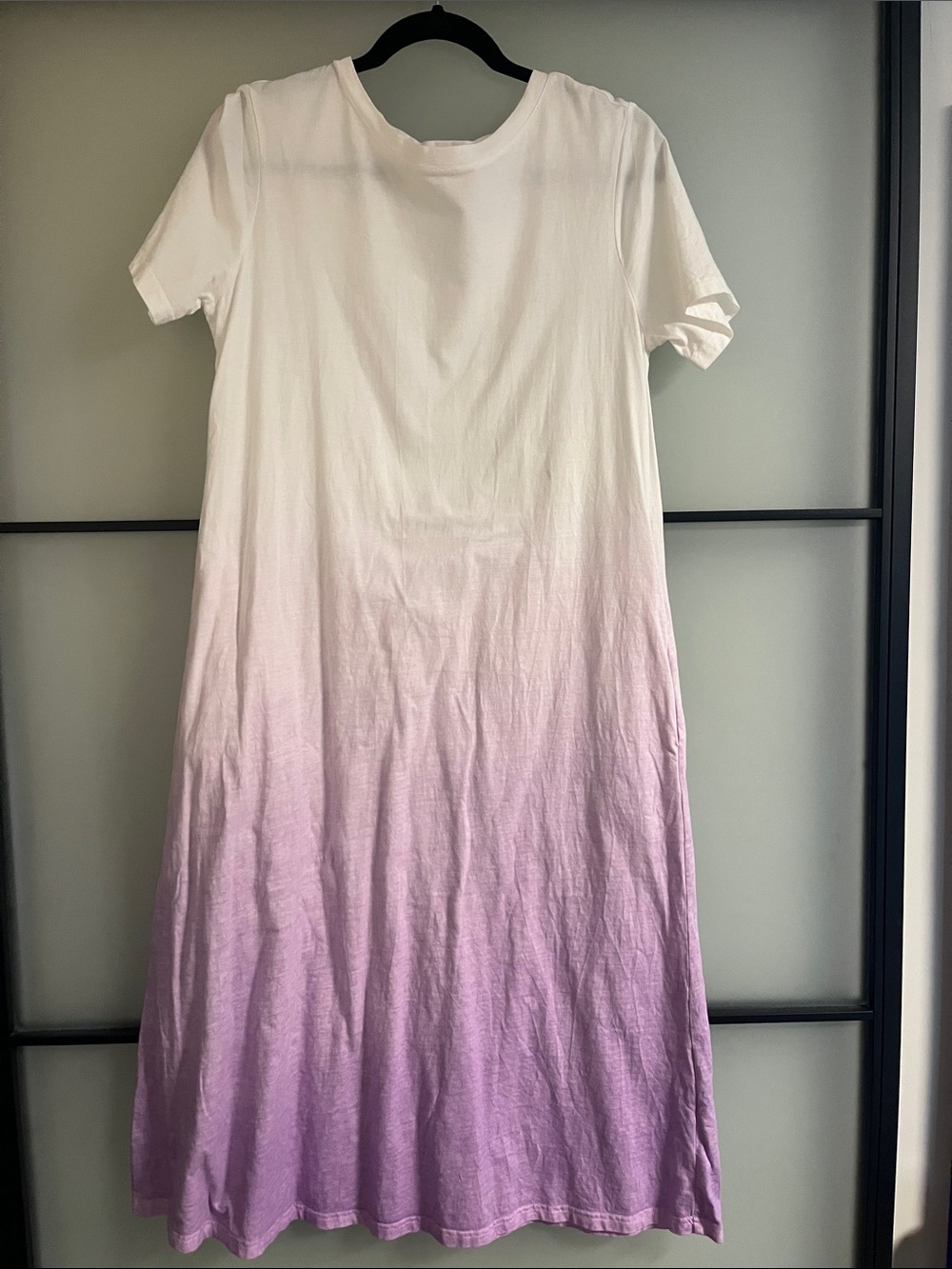Joe Fresh White to Lavender Ombre Midi Dress